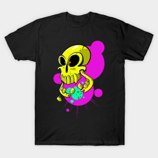 Blacklight Skull T-Shirt
